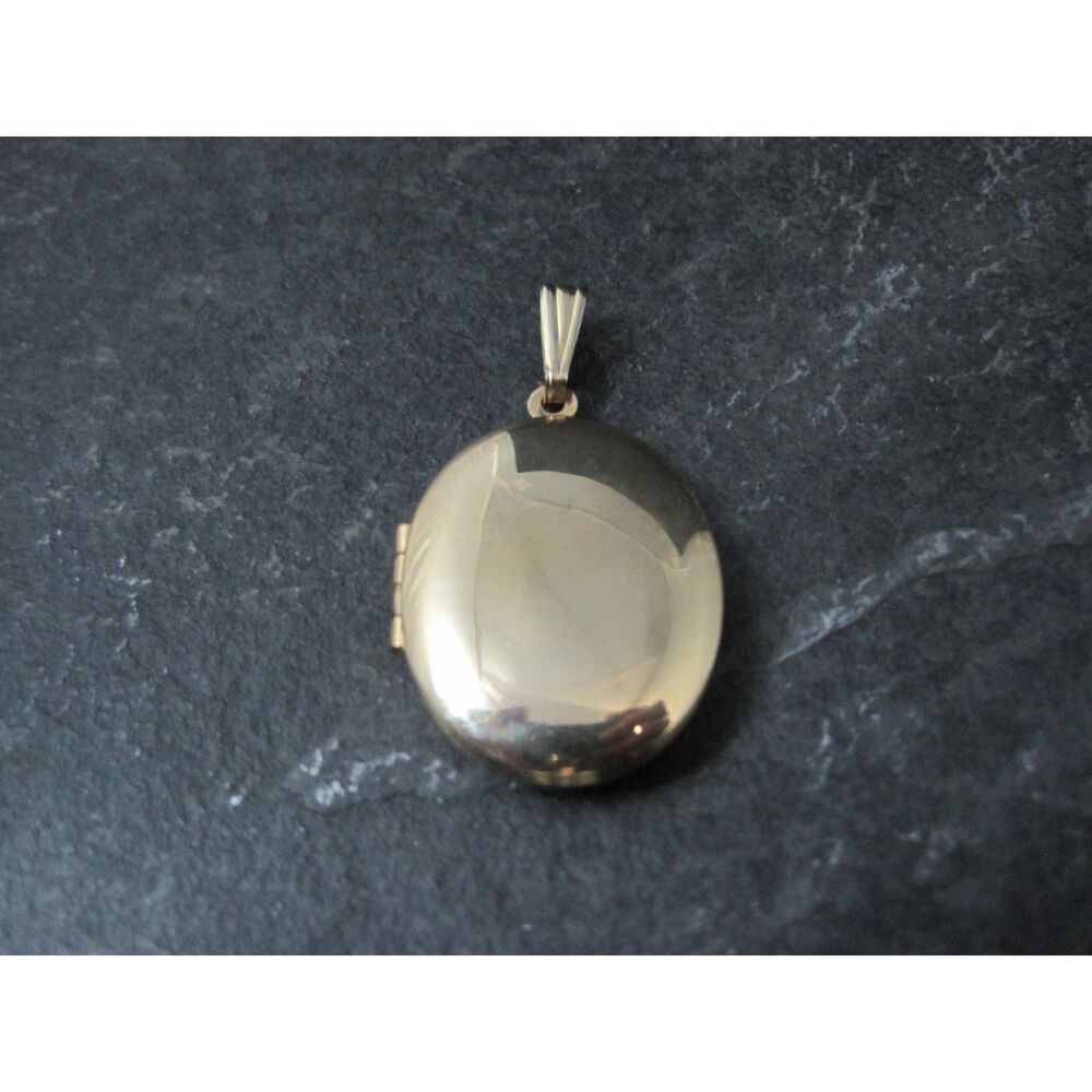 Vintage Gold Plated Locket Pendant